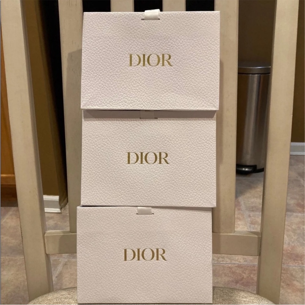 Authentic Dior Gift Bag with Ribbon - Set of 6